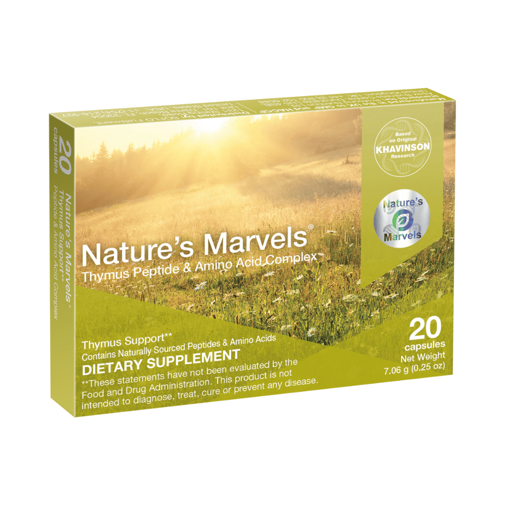 Nature's Marvels Thymus Bioregulator – 20 Capsules