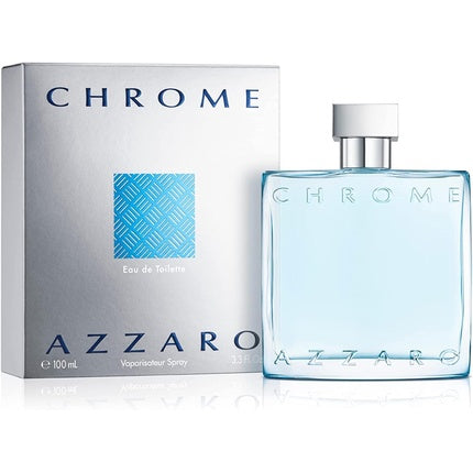 Azzaro Chrome Eau de Toilette for Men with Fresh Citrus Notes 100ml