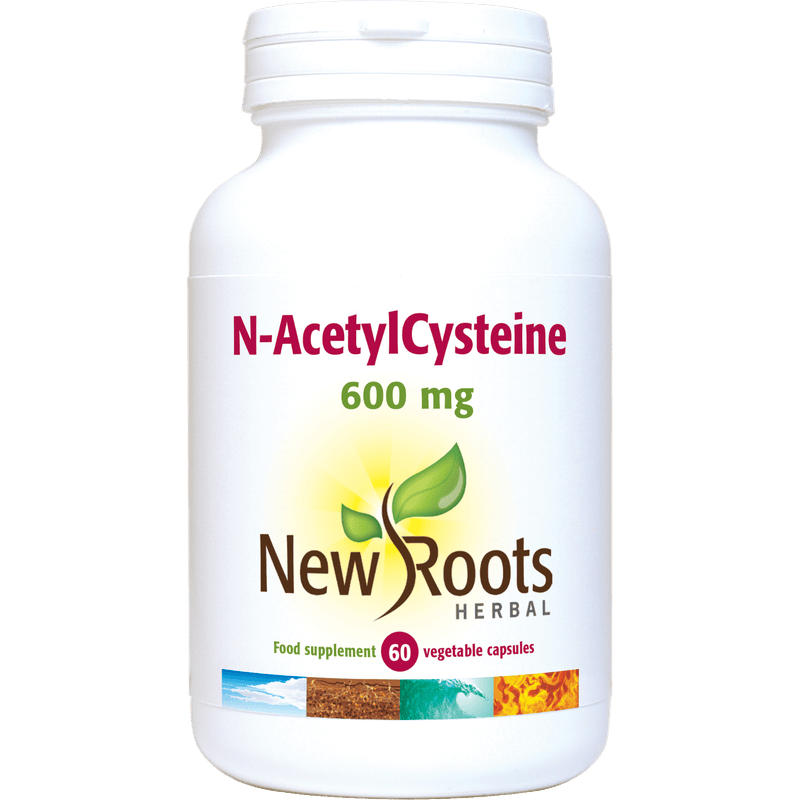 New Roots Herbal N-Acetyl Cysteine 600mg – 60 Capsules – image 2