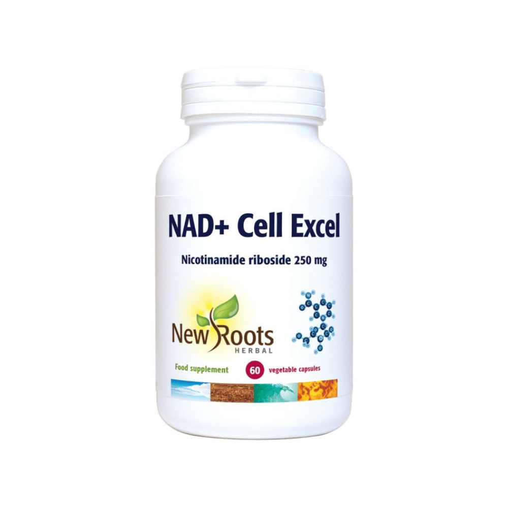 New Roots Herbal NAD+ Cell Excel 250 mg – 60 gélules – image 2