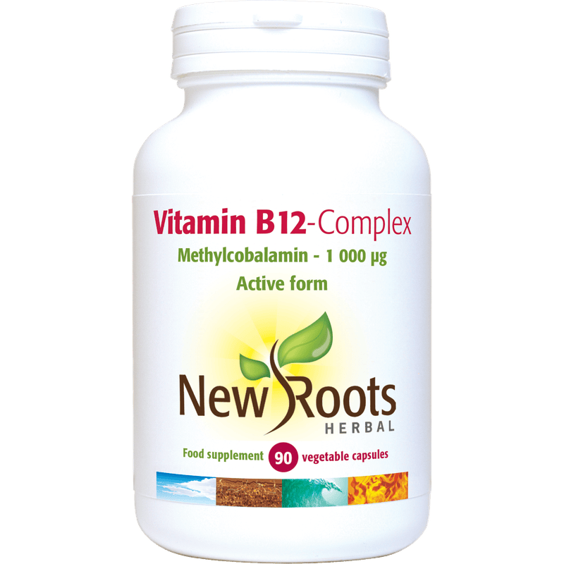 New Roots Ziołowy kompleks witaminy B12 1000µg – 90 kapsułek – obrazek 2