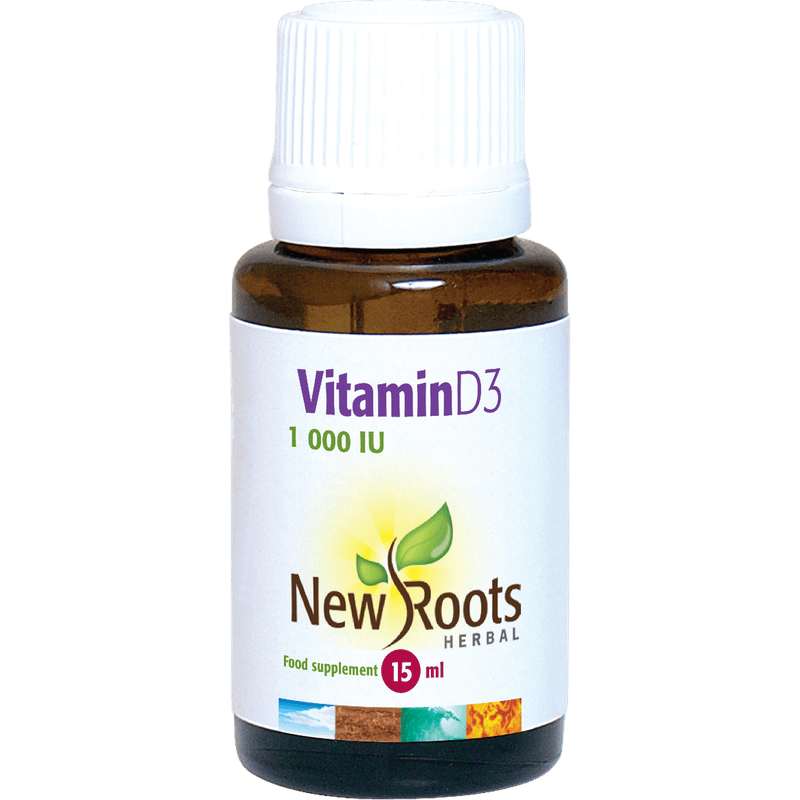 New Roots Herbal Vitamin D3 1,000 IU Liquid – 15 ml – image 3