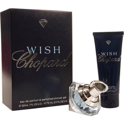 Chopard Wish Eau de Perfume and Women's Shower Gel Gift Box Set 2 Count