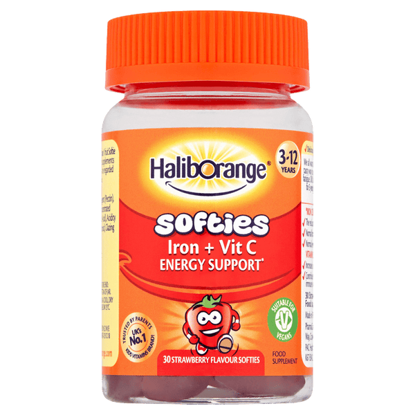 Haliborange Kids Iron & Vitamin C Strawberry Softies Pack of 30 - welzo