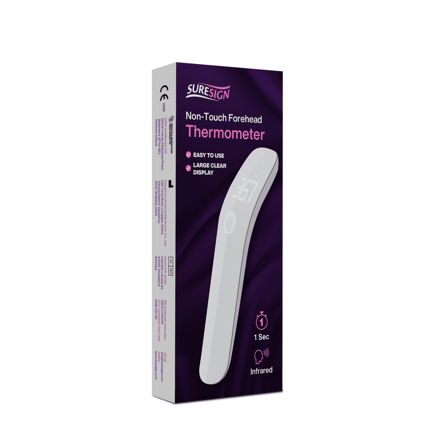 SURESIGN non touch forehead thermometer - welzo