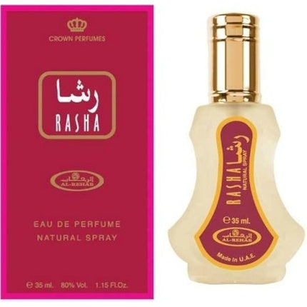 Al Rehab Perfumes Rasha Eau de Parfum Spray for Women 1.18 Ounce