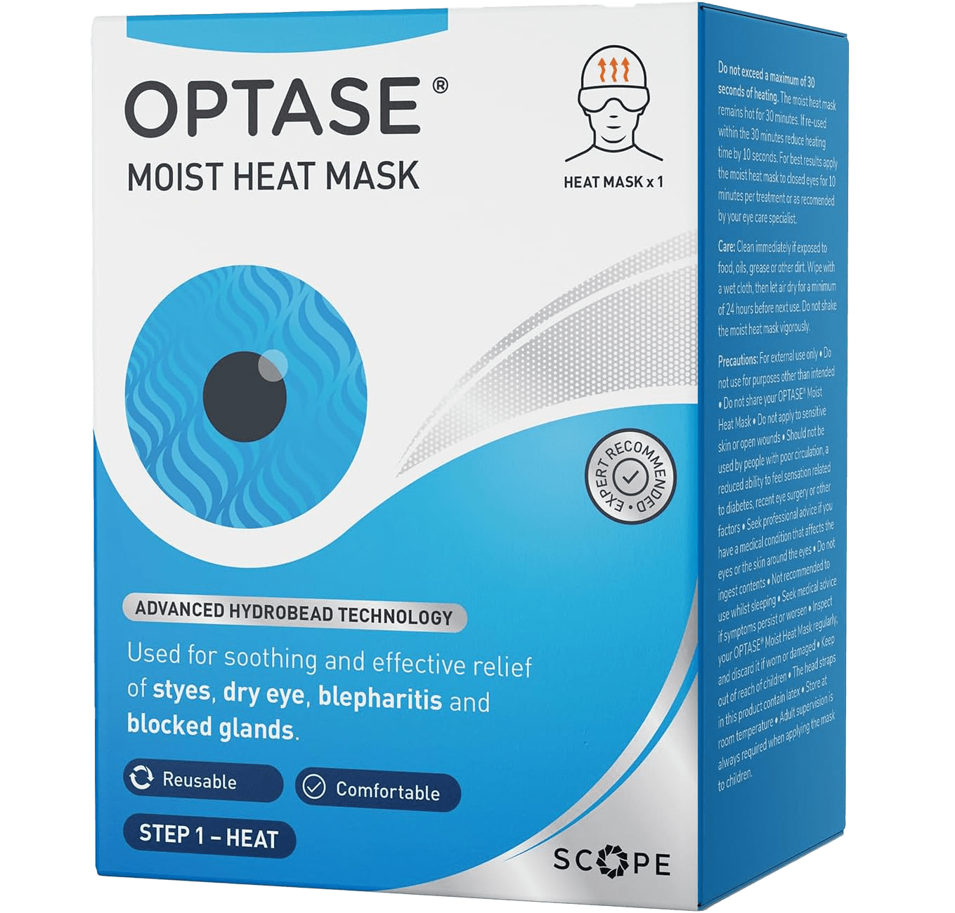 Optase Moist Heat Eye Mask - welzo