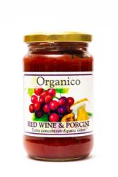 Organic Red Wine & Porcini Sauce 360g, Organico