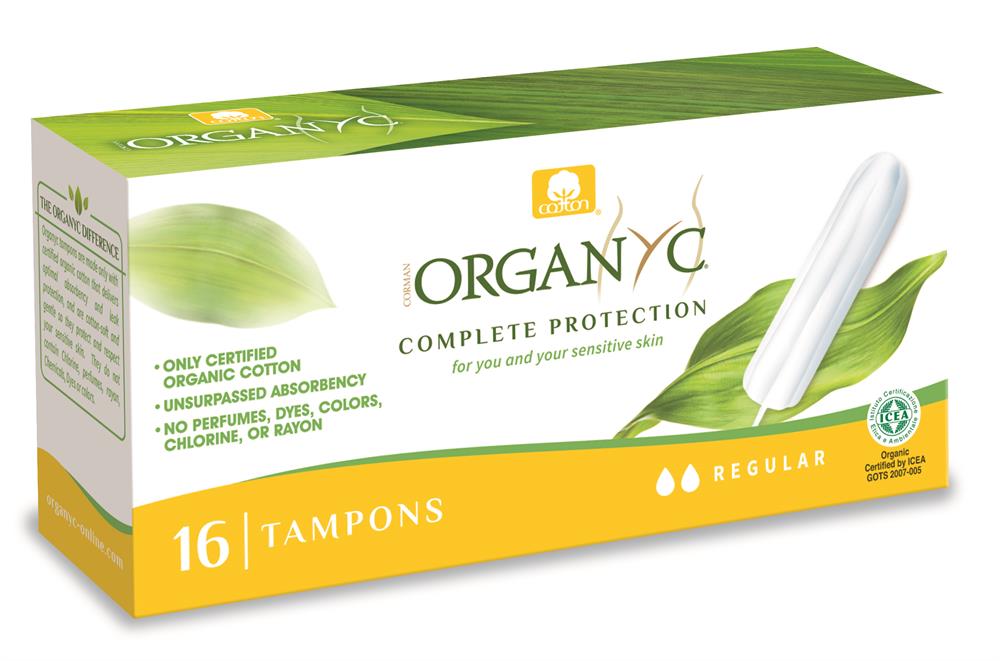 Tampon - Regular (no applicator), Organyc