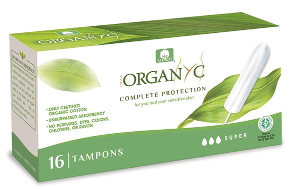 Tampon Super - no applicator, Organyc