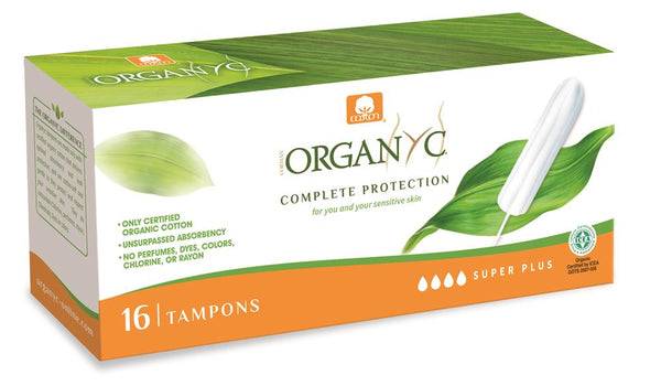 Tampon Super Plus - no applicator, Organyc