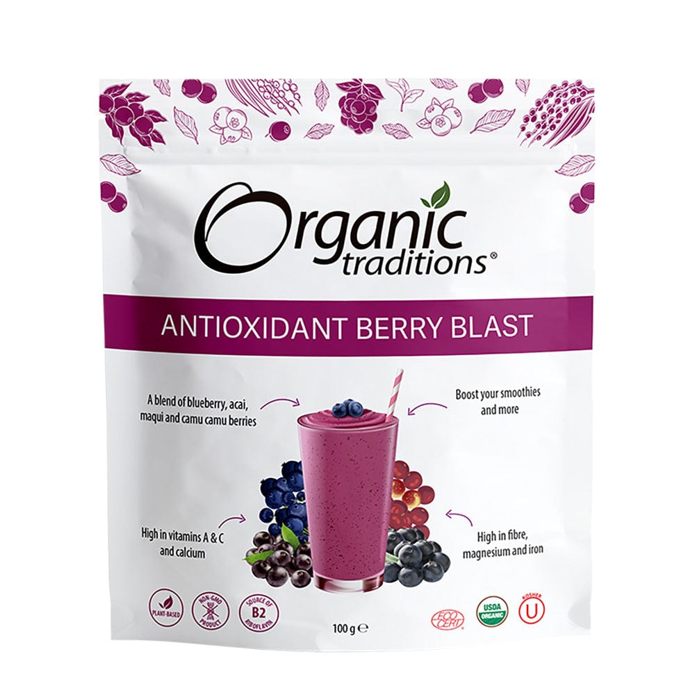 Organic Antioxidant Berry Blast 100g, Organic Traditions