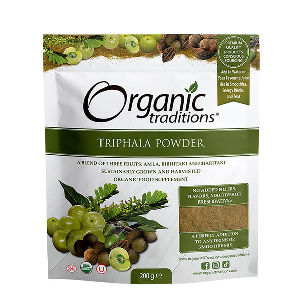 Organic Triphala Powder 200g, Organic Traditions