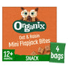 Organix Mini Oat & Raisin Flapjack Snacks Multipack (4x20g), Organix