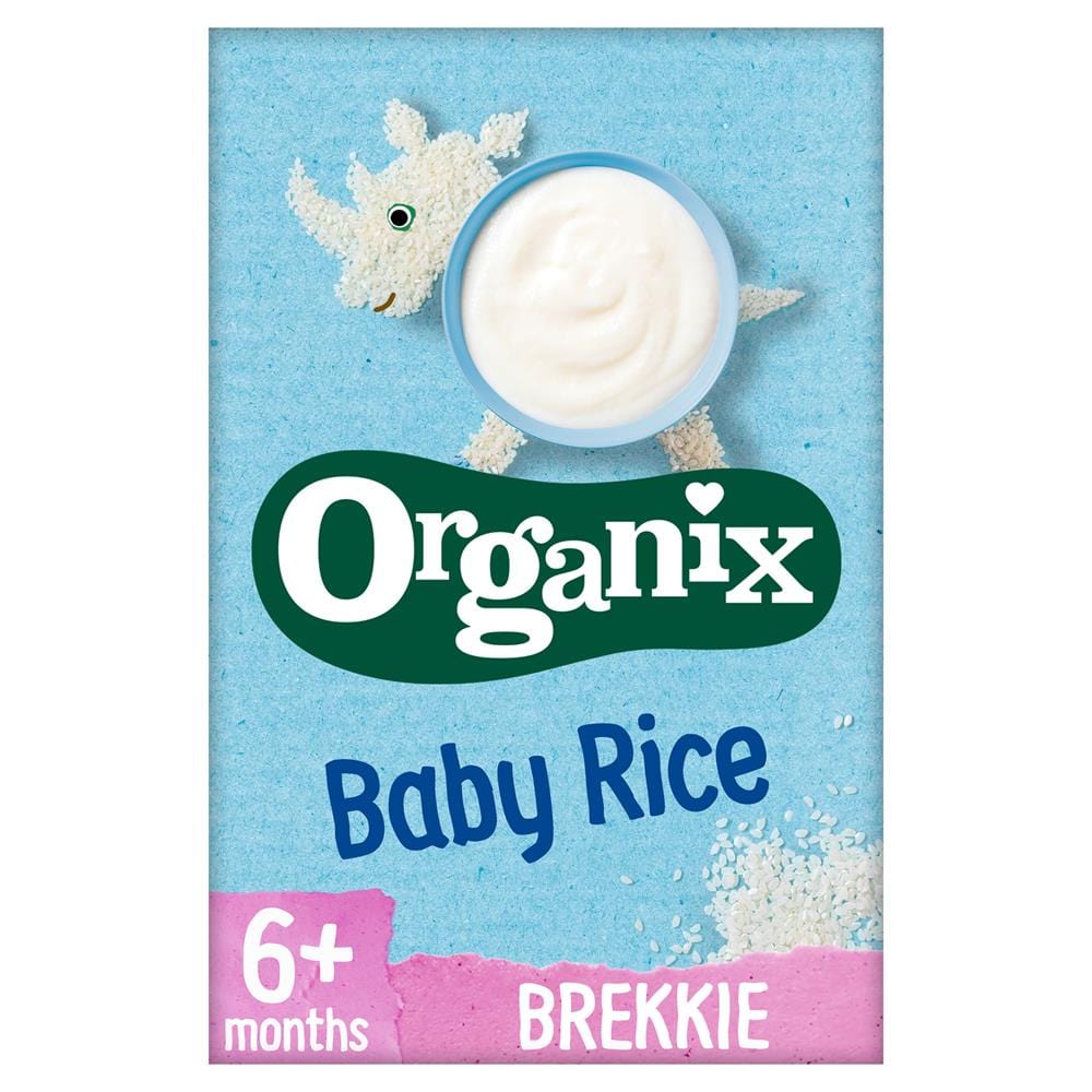 Baby Rice Cereal 6+ months - Organic 100g, Organix