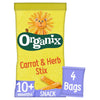 Organix Carrot Stix Multipack 4 x 15g, Organix