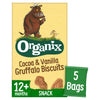 Gruffalo Cocoa & Vanilla Biscuits Multipacks 5 x 20g, Organix