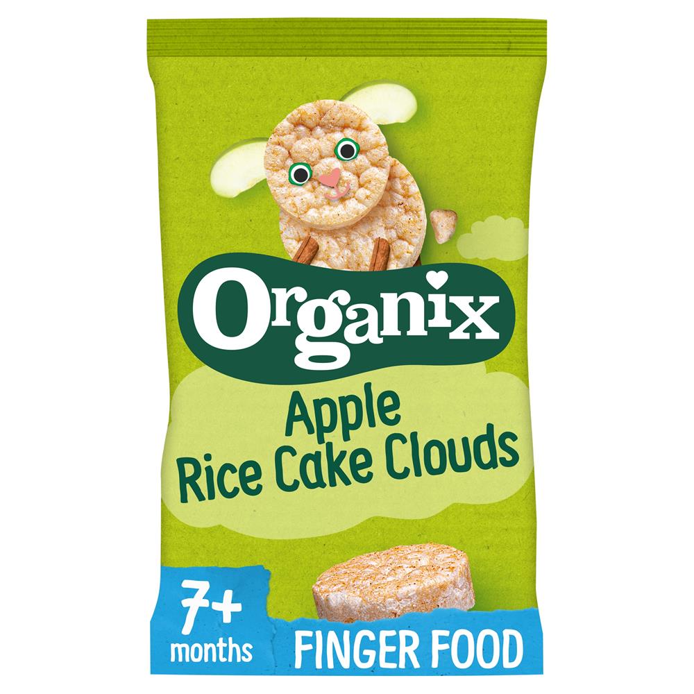 Organic Apple Rice Cake Clouds 40g, Organix