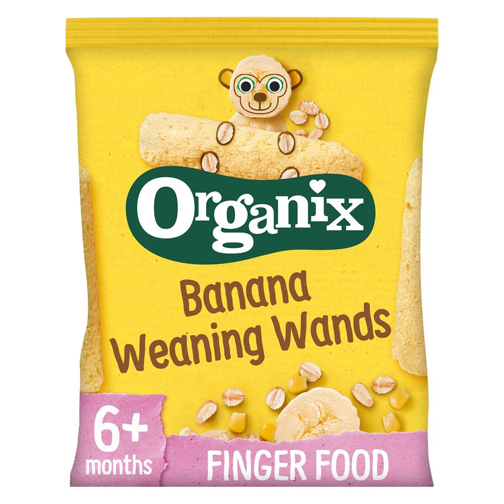 Organix Banana Weaning Wands 25g, Organix