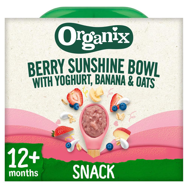 Organix Berry Sunshine Bowl with Yoghurt Banana & Oats (120g), Organix