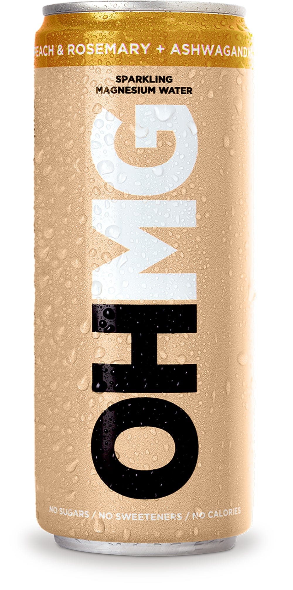 OHMG Peach & Rosemary Ashwagandha Sparkling water 330ml, OHMG