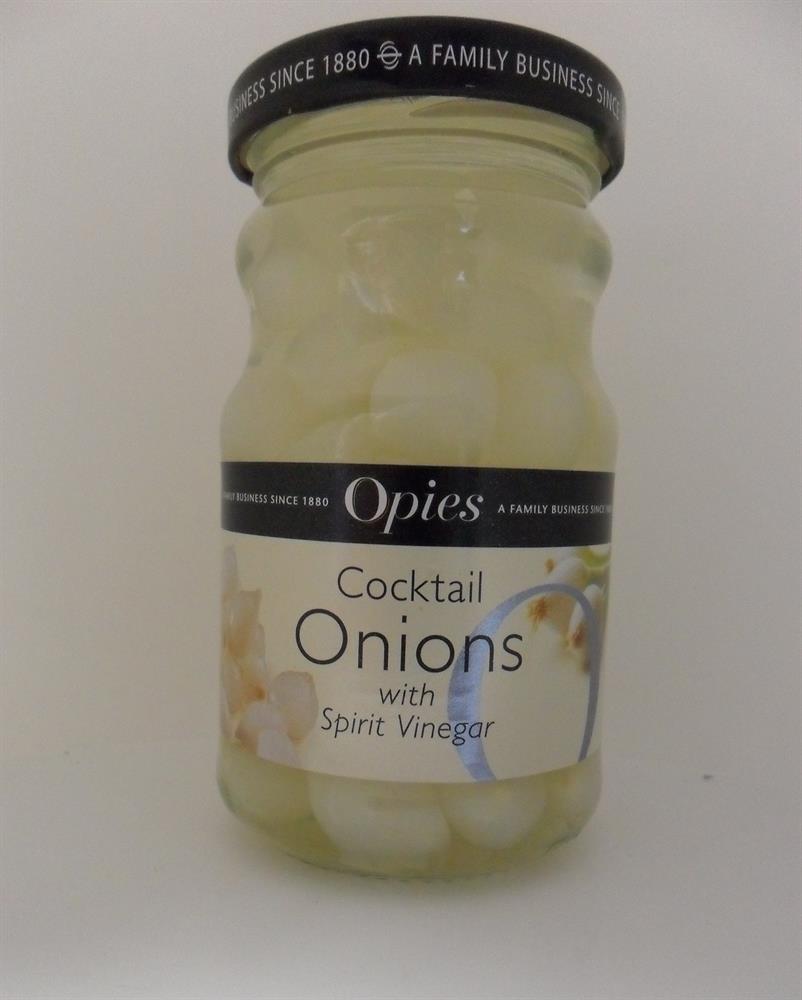 Opies Mini Sliverskin Onions with Spirit Vinegar 227g, Opies