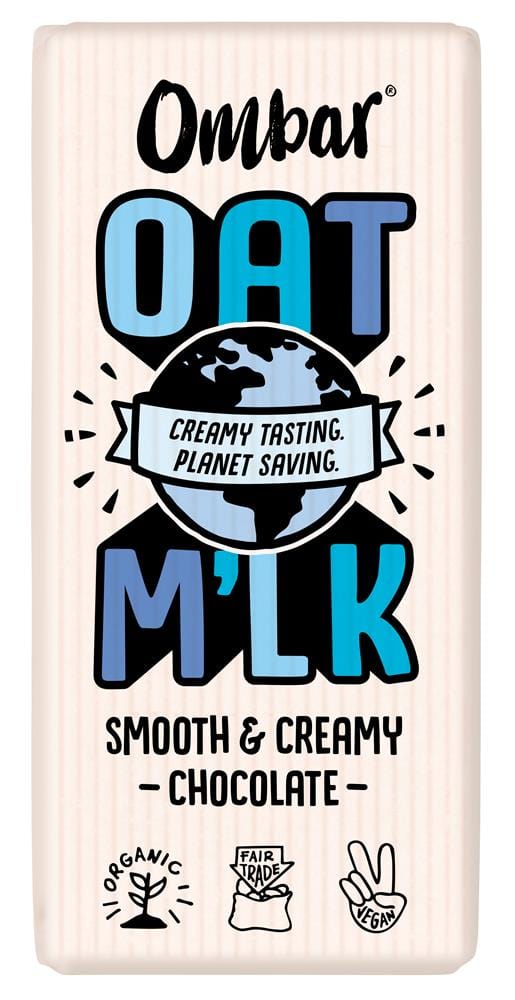 Ombar havre m'lk glat og cremet chokoladebar 70g