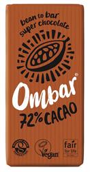 Ombar 72% Cacao 35g, organic and vegan, Ombar