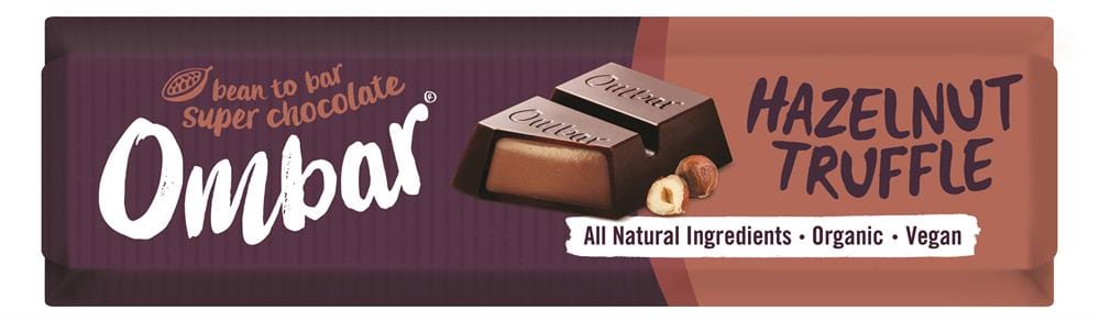 Ombar Ombar Hazelnut Truffle rempli de chocolat Barbolate 42G