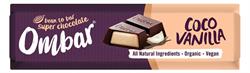 Ombar Coconut Vanilla Filled Chocolate Bar 42g, Ombar