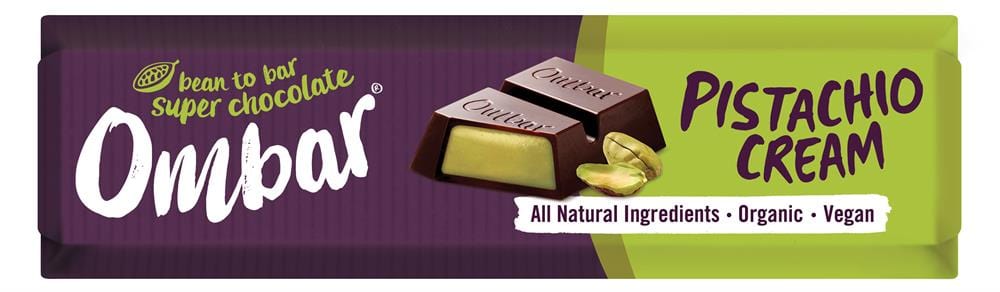 Ombar Ombar Pistachio Cream Chocolate Bar 42G