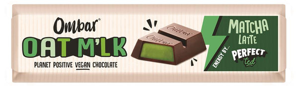 Ombar Ombar Perfect Ted Oat M'lk Matcha Latte Piecite Chocolate Bar 42G