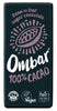 Ombar -ombar 100% cacao organische veganistische pure chocolade 70 g