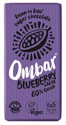 Ombar Blueberry & Acai 35g, organic and vegan, Ombar