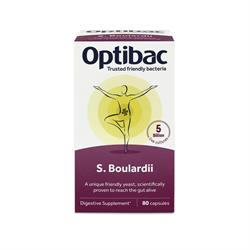 Saccharomyces Boulardii 80 capsules, Optibac Probiotics