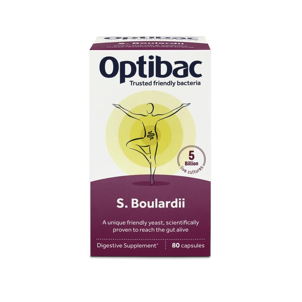 Optibac προβιοτικά Saccharomyces boulardii 80 κάψουλες