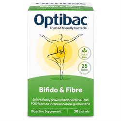 Bifidobacteria & Fibre 30 sachets, Optibac Probiotics