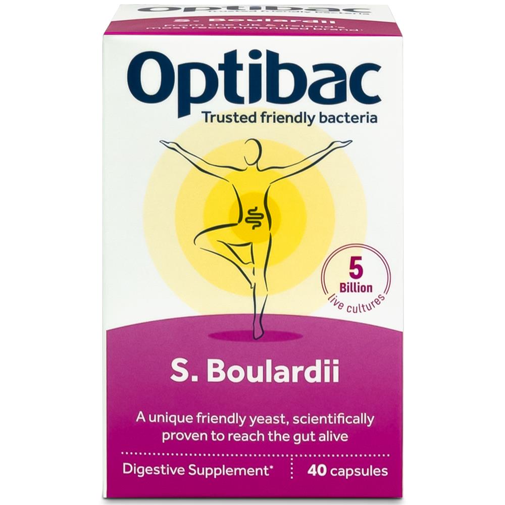 Optibac Probiotics Saccharomyces Boulardii 40 tobolek