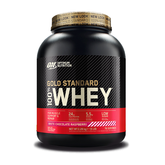 Optimum Nutrition Gold Standard 100% Whey 2.27kg White Chocolate Raspberry