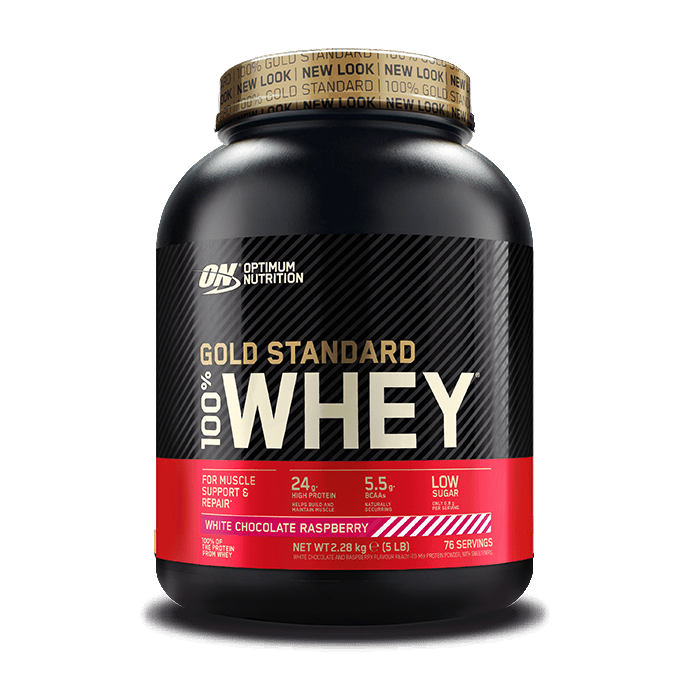 Optimum Nutrition Gold Standard 100% Whey 2.27kg White Chocolate Raspberry