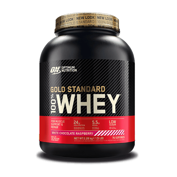 Optimum Nutrition Gold Standard 100% Whey 2.27kg White Chocolate Raspberry