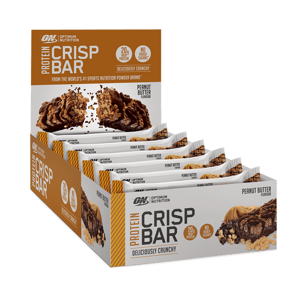 Optimum Nutrition Protein Crisp Bar 10x65g Peanut Butter