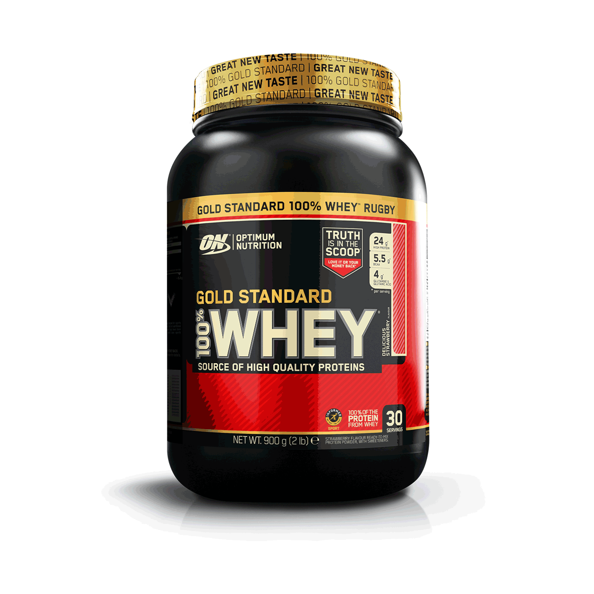 Optimum Nutrition Gold Standard 100% Whey 900g Delicious Strawberry