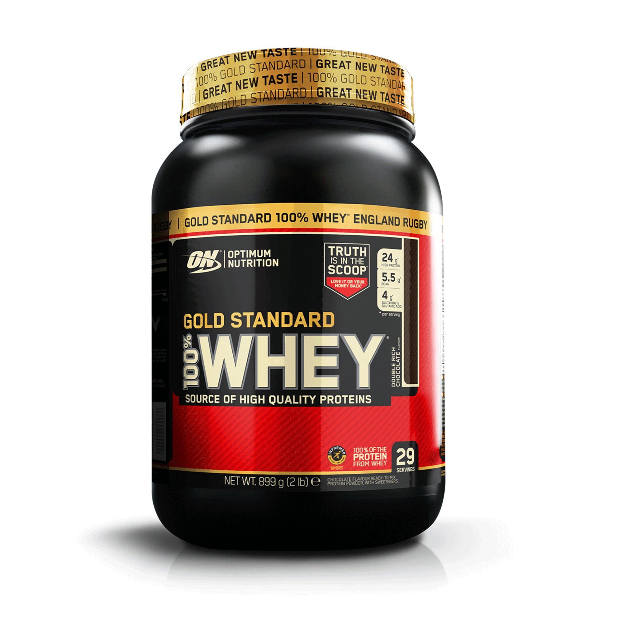 Optimum Nutrition Gold Standard 100% Whey 899g Double Rich Chocolate