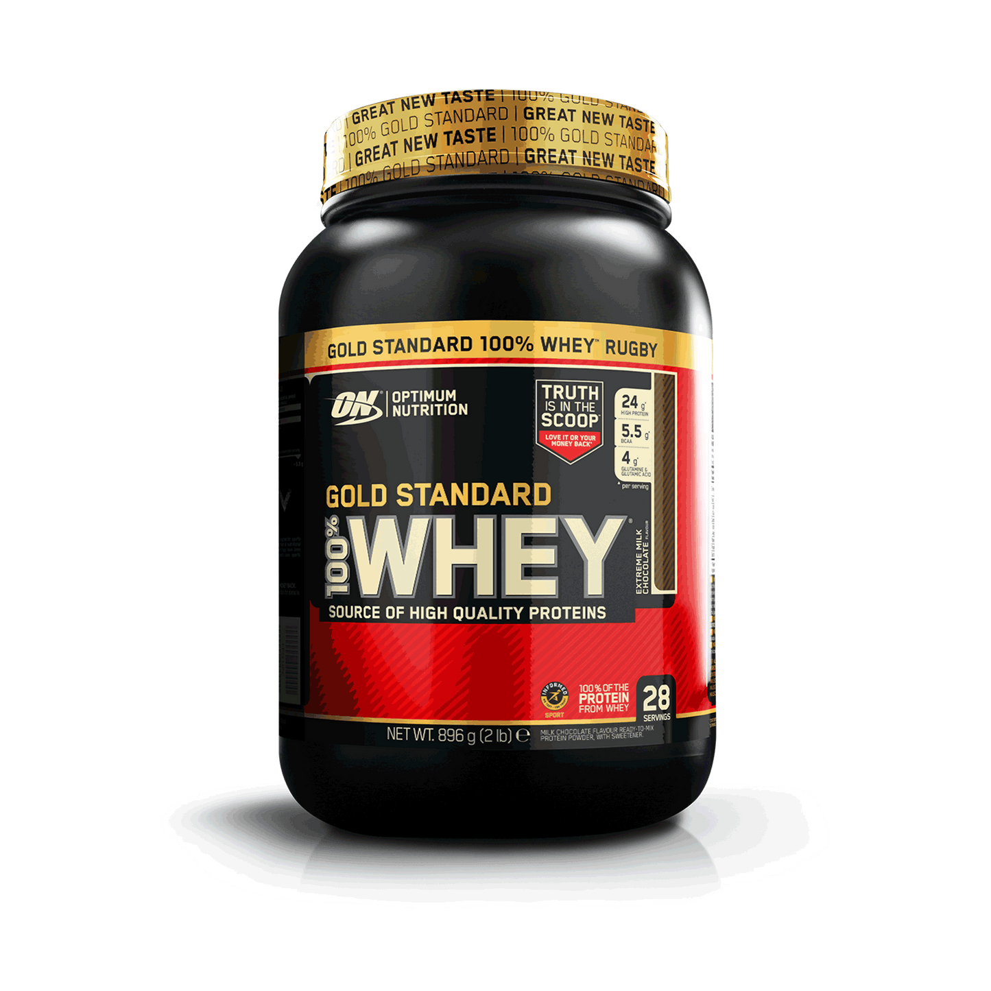 Optimum Nutrition Gold Standard 100% Whey 896g Extreme Milk Chocolate