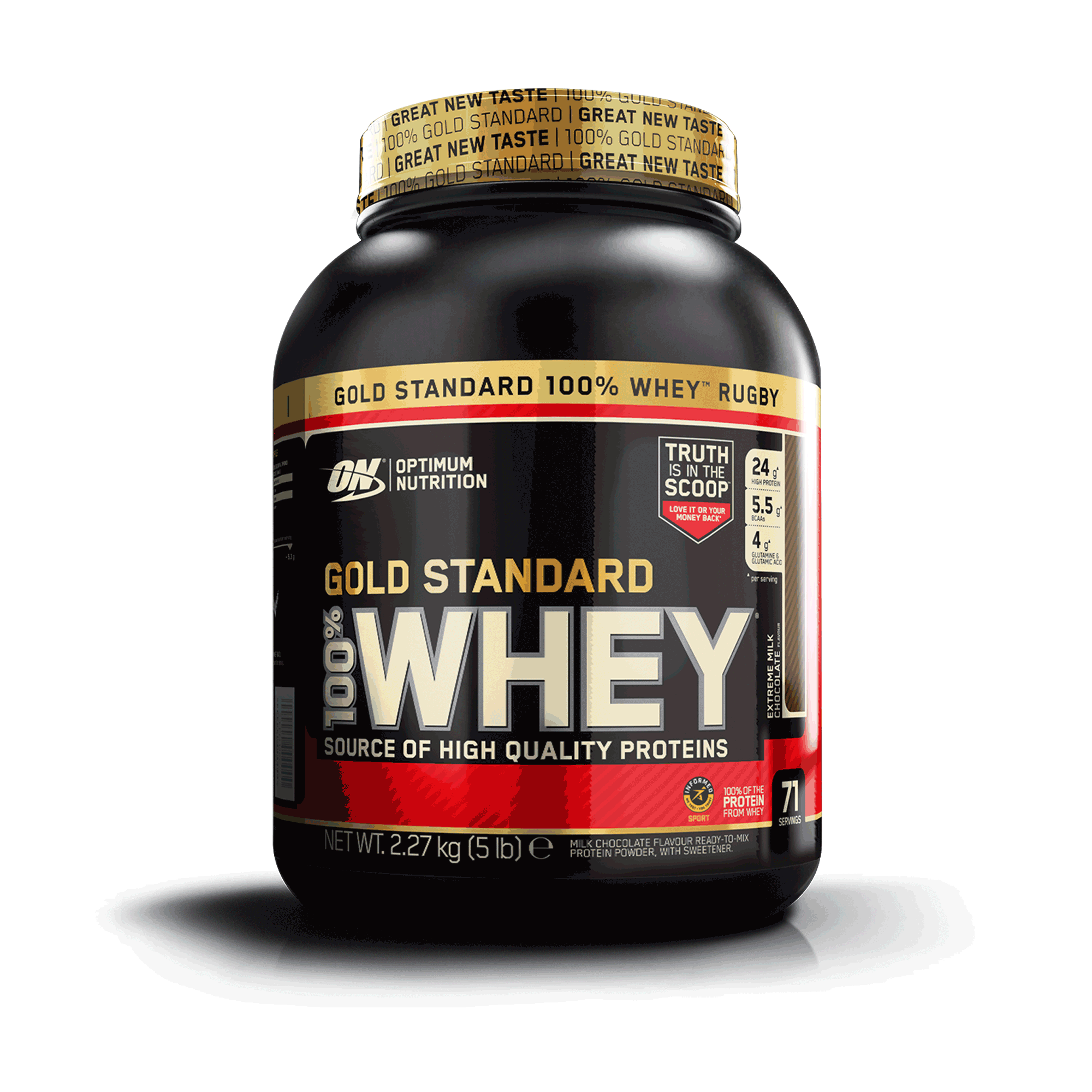 Optimum Nutrition Gold Standard 100% Whey 2.27kg Extreme Milk Chocolate