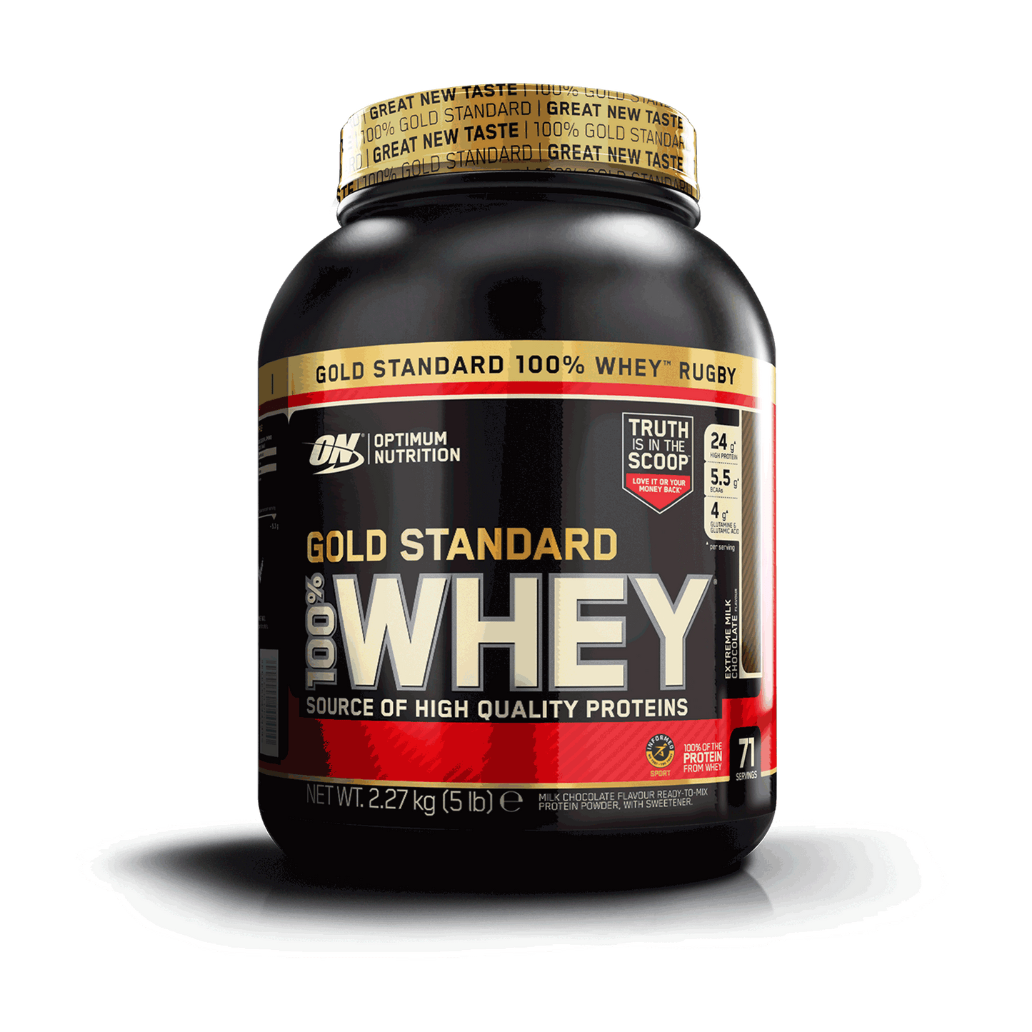 Optimum Nutrition Gold Standard 100% Whey 2.27kg Extreme Milk Chocolate