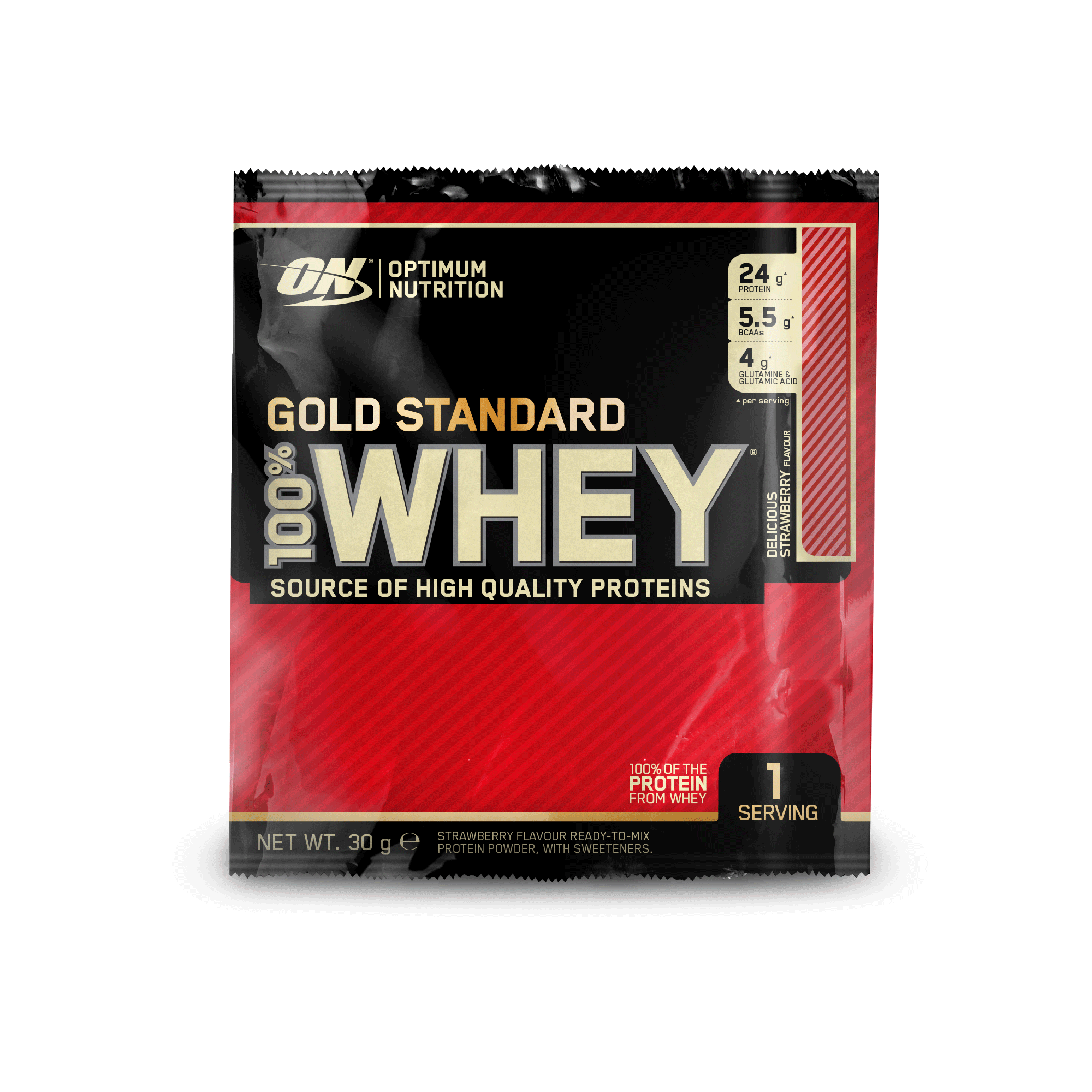 Optimum Nutrition Gold Standard 100% Whey 24x30g Delicious Strawberry