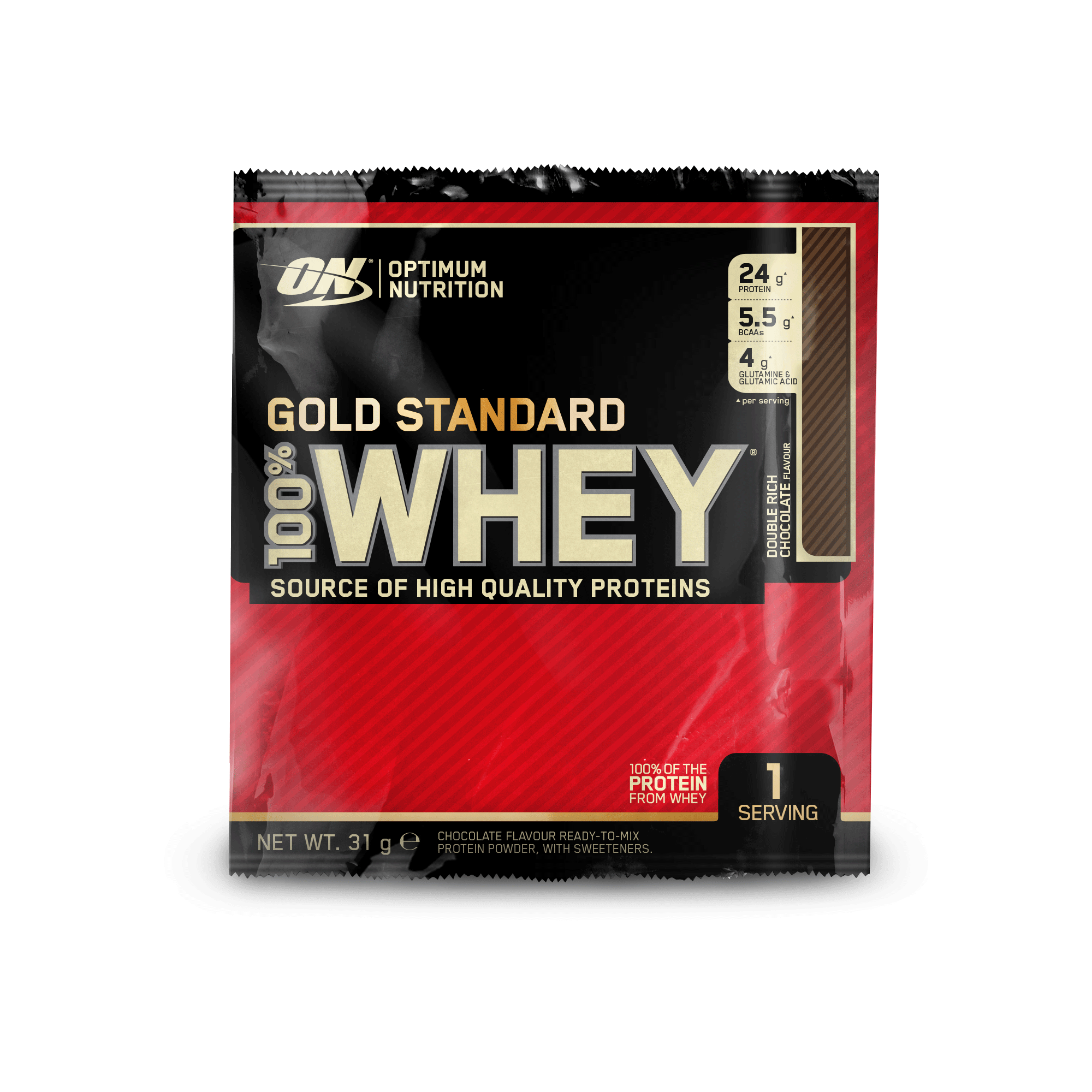 Optimum Nutrition Gold Standard 100% Whey 24x31g Double Rich Chocolate