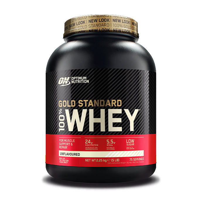 Optimum Nutrition Gold Standard 100% Whey 2.22kg Unflavoured